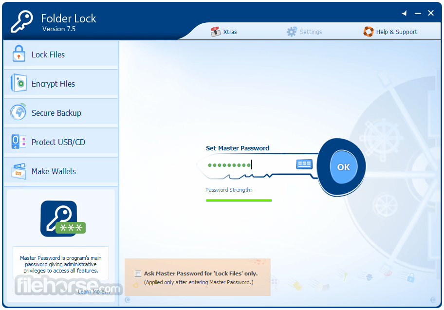 Folder Lock 7.5 Registration Key